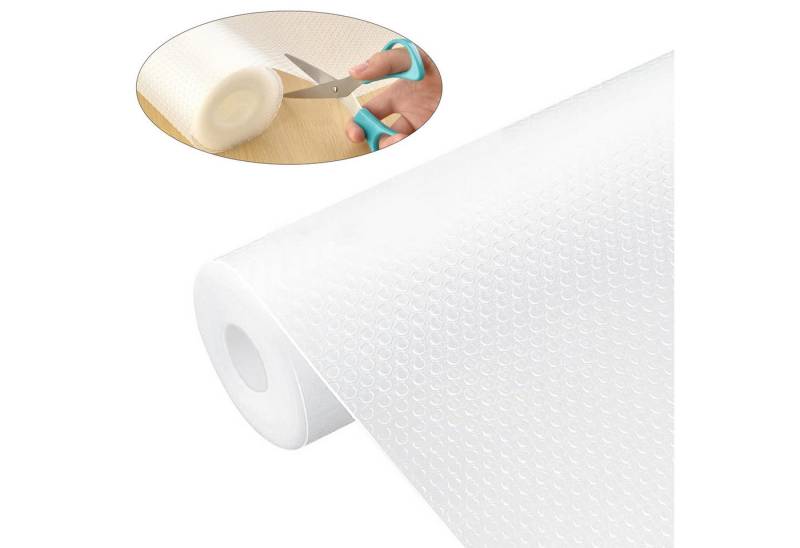 HAUSS SPOLE Schubladenmatte Schrankeinlagen mit zuschneidbar Schubladeneinlagen Antirutschmatte (45x500 cm zuschneidbar kratzfest, 1 St., Einfach zuschneidbar Wasserabweisend schnell zu trocknen), Vielseitig einsetzbar in Küche Bad Büro oder Haushaltsschubladen von HAUSS SPOLE