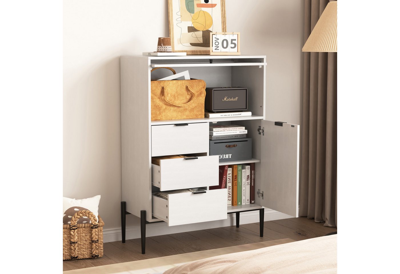HAUSS SPOLE Sideboard Beistellschrank Buffetschrank Kommode für Küche, Esszimmer, Flur HAUSS SPOLE Sideboard Beistellschrank Buffetschrank Kommode für Küche, Esszimmer, Flur von HAUSS SPOLE