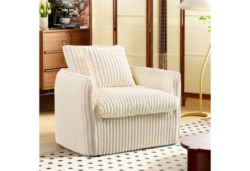 HAUSS SPOLE Sitzsack Lazy-Sessel aus Flanell mit Kissen, abnehmbaren Bezügen für Wohnzimmer (1 St) von HAUSS SPOLE
