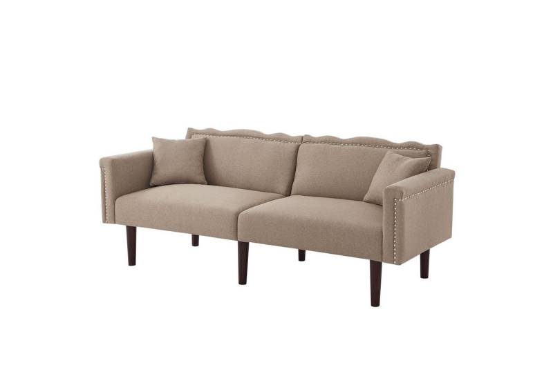 HAUSS SPOLE Sofa 2-in-1 Sofabett mit Liegefunktion, verstellbare Doppelrückenlehnen von HAUSS SPOLE