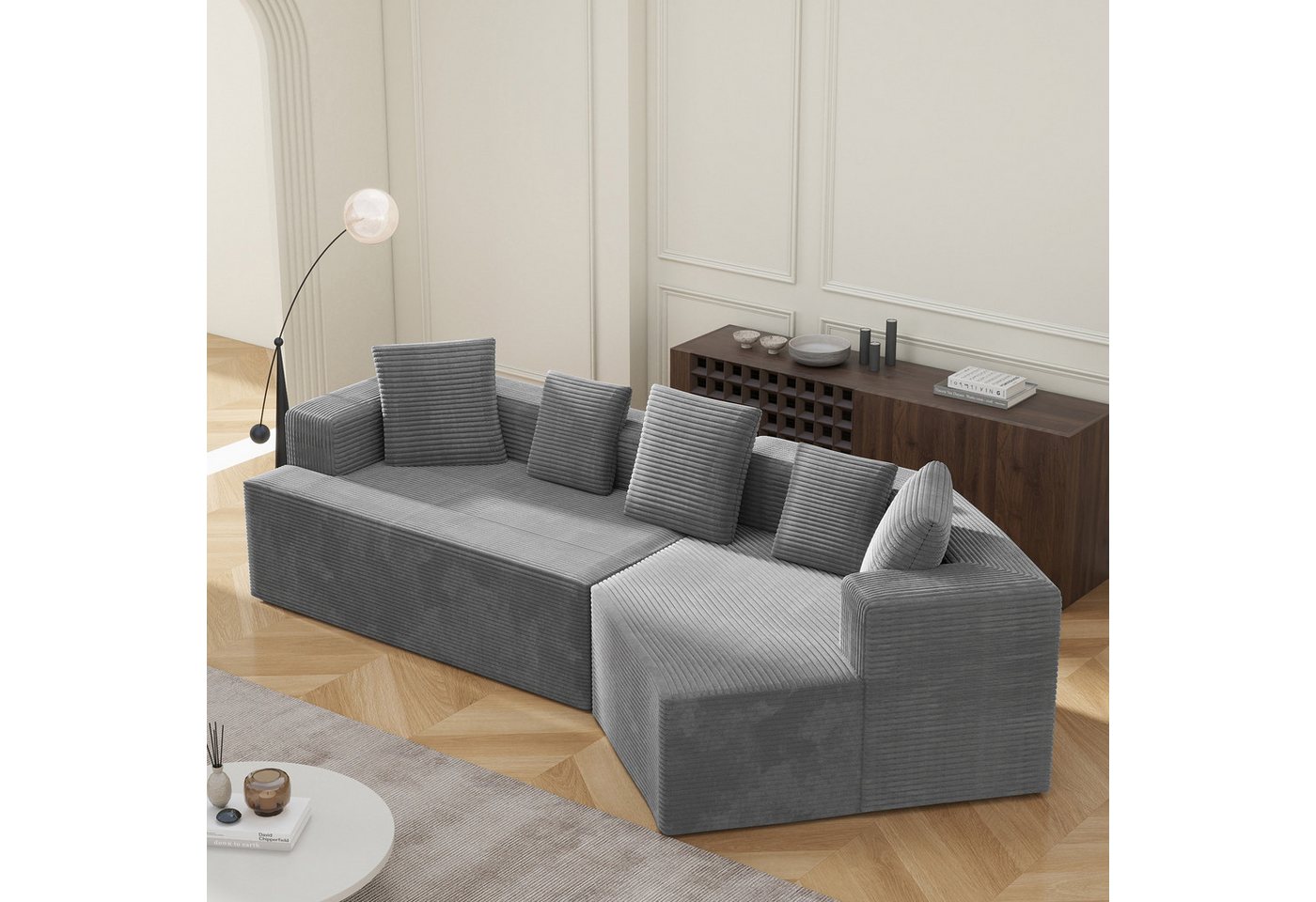 HAUSS SPOLE Sofa mit bettfunktion,couch mit schlaffunktion,Ecksofa mit Dicke Polsterung, 312 cm Modulares Cloud-Sofa, Minimalistisches Design, Lampenplush-Stoff, Kein Montageaufwand, Flexibel für Wohnzimmer & Schlafzimmer – Ideal für kleine Räume und Familien, mit Relaxfunktion HAUSS SPOLE Sofa mit bettfunktion,couch mit schlaffunktion,Ecksofa mit Dicke Polsterung, 312 cm Modulares Cloud-Sofa, Minimalistisches Design, Lampenplush-Stoff, Kein Montageaufwand, Flexibel für Wohnzimmer & Schlafzimmer – Ideal für kleine Räume und Familien, mit Relaxfunktion von HAUSS SPOLE