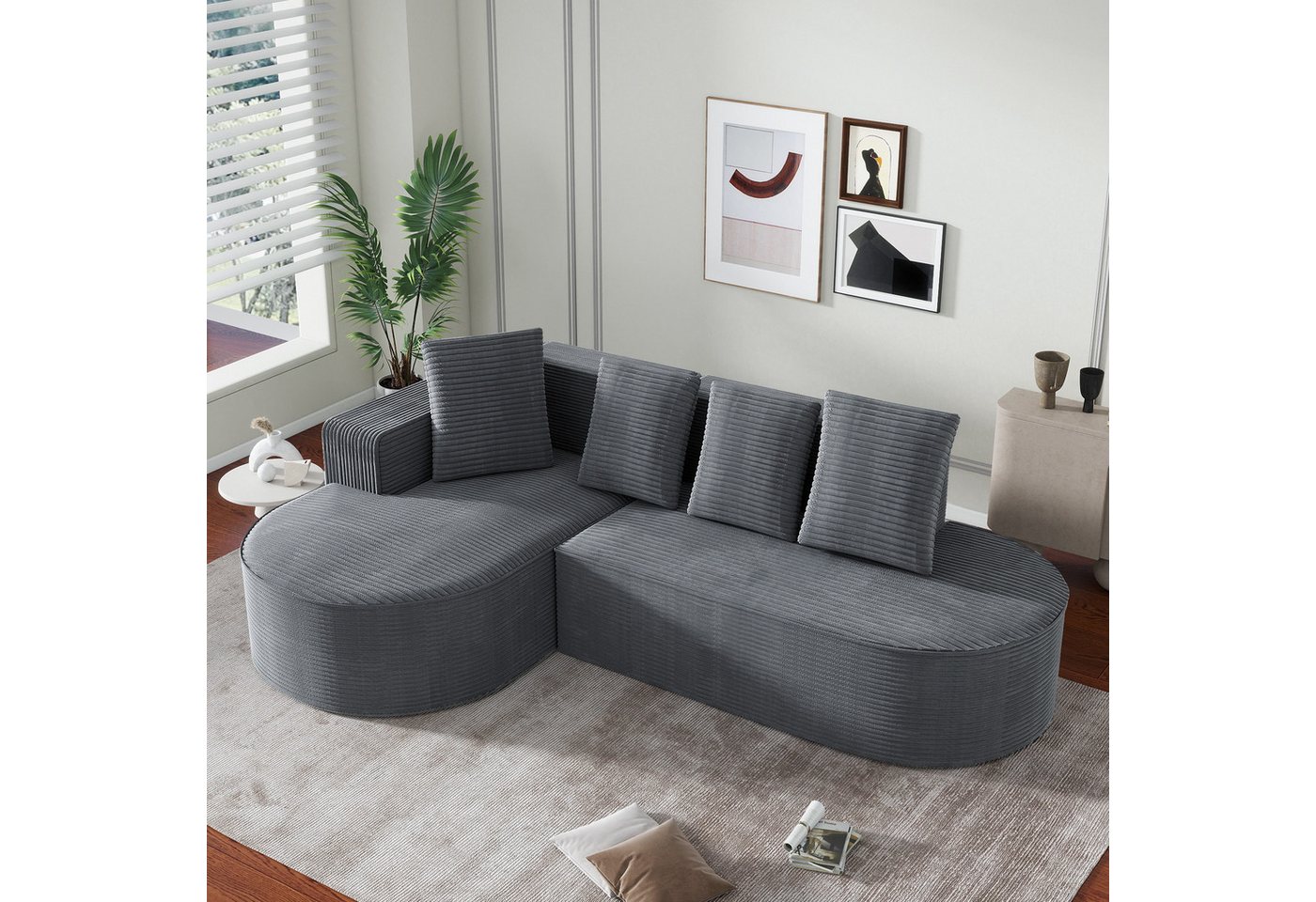 HAUSS SPOLE Sofa mit bettfunktion,couch mit schlaffunktion,Ecksofa mit Dicke Polsterung, Modulares Cloud-Kombinationssofa mit L-Liegestühlen – Keine Montage erforderlich, Hochelastische Schaumstofffüllung, Weicher Velvet-Stoff., mit Relaxfunktion HAUSS SPOLE Sofa mit bettfunktion,couch mit schlaffunktion,Ecksofa mit Dicke Polsterung, Modulares Cloud-Kombinationssofa mit L-Liegestühlen – Keine Montage erforderlich, Hochelastische Schaumstofffüllung, Weicher Velvet-Stoff., mit Relaxfunktion von HAUSS SPOLE