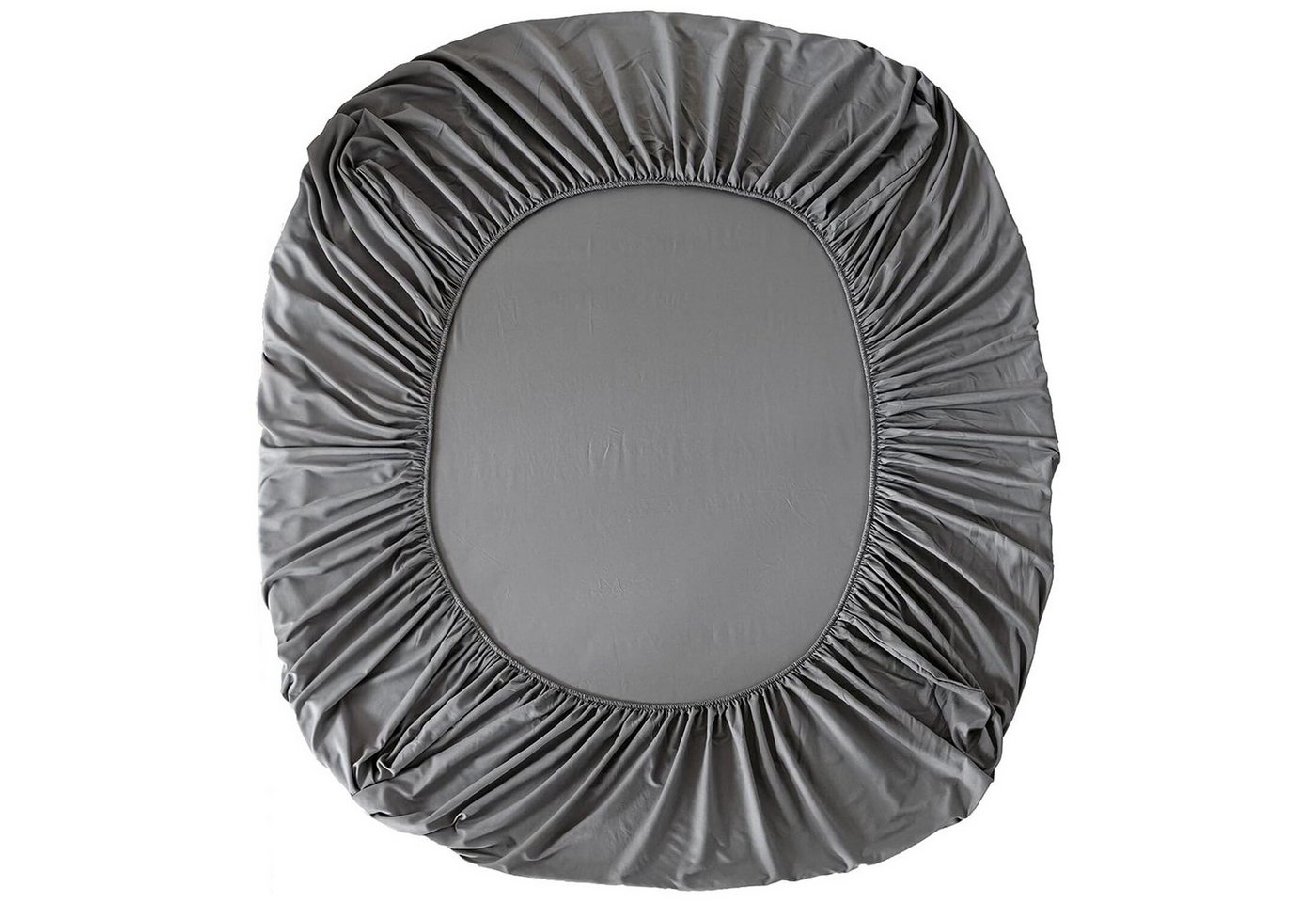 HAUSS SPOLE Spannbettlaken Bettlaken Spannbettlaken Jersey aus 100% Baumwolle, Polyester-Mikrofaser, Gummizug: Rundum, (1 Stück), für Matratzenhöhe bis 25 cm von HAUSS SPOLE