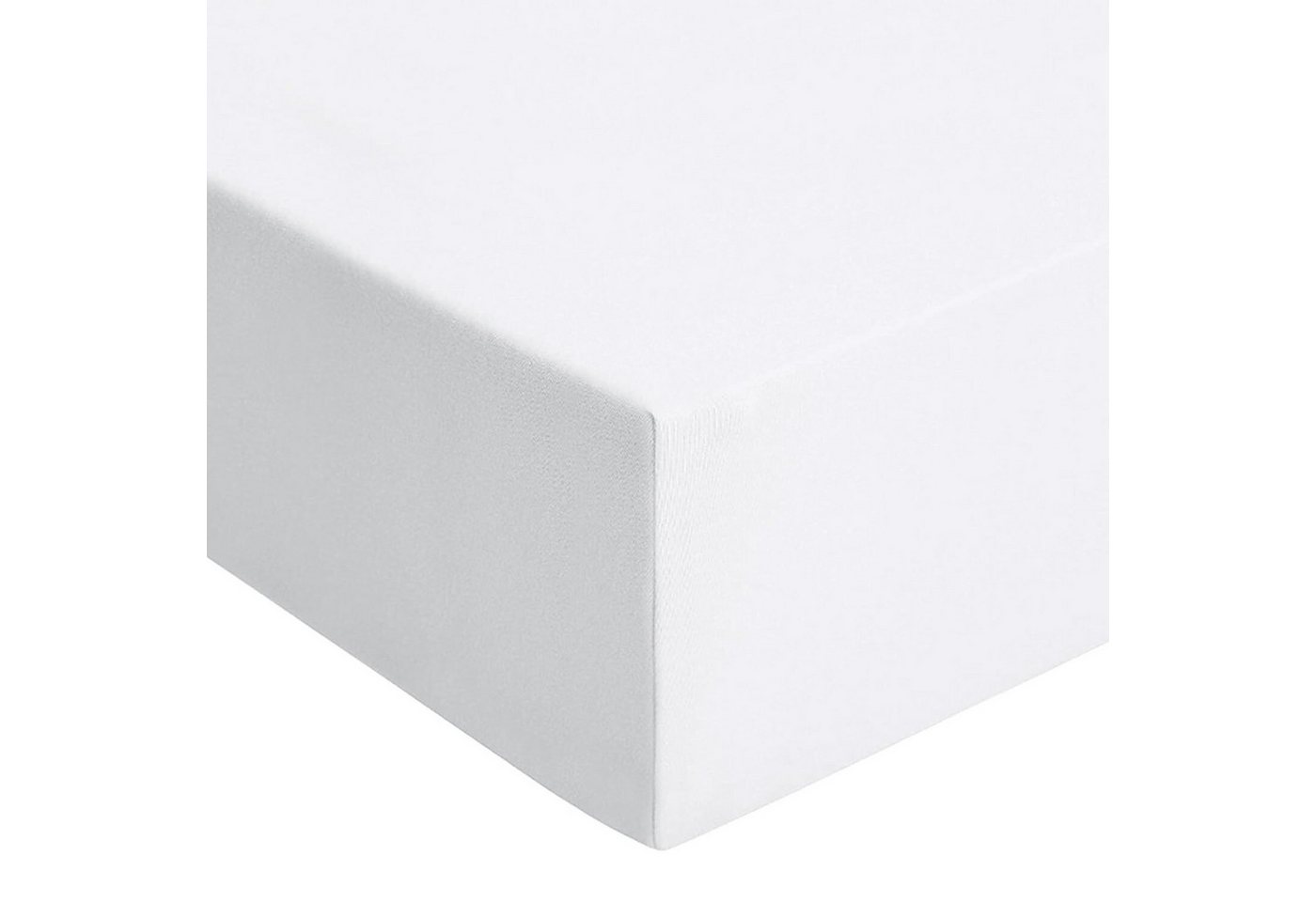 HAUSS SPOLE Spannbettlaken Spannbettlaken Bettlaken Spannbettlaken Jersey aus 100% Baumwolle, Polyester-Mikrofaser, Gummizug: Rundum, (1 Stück), für Matratzenhöhe bis 25 cm von HAUSS SPOLE