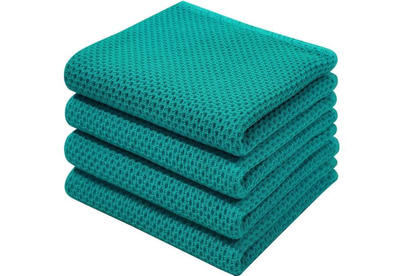HAUSS SPOLE Spültuch Geschirrtuch, (Spar-Set, 4-tlg/6-tlg),100% Baumwolle, (Geschirrtücher Geschirrtuch 4er oder 6er Set 34 x 34 cm oder 34 x 73cm, 4-tlg., Geschirr Küchen Tuch Tücher Handtücher Handtuch Küchenhandtuch), aus 100% Baumwolle von HAUSS SPOLE