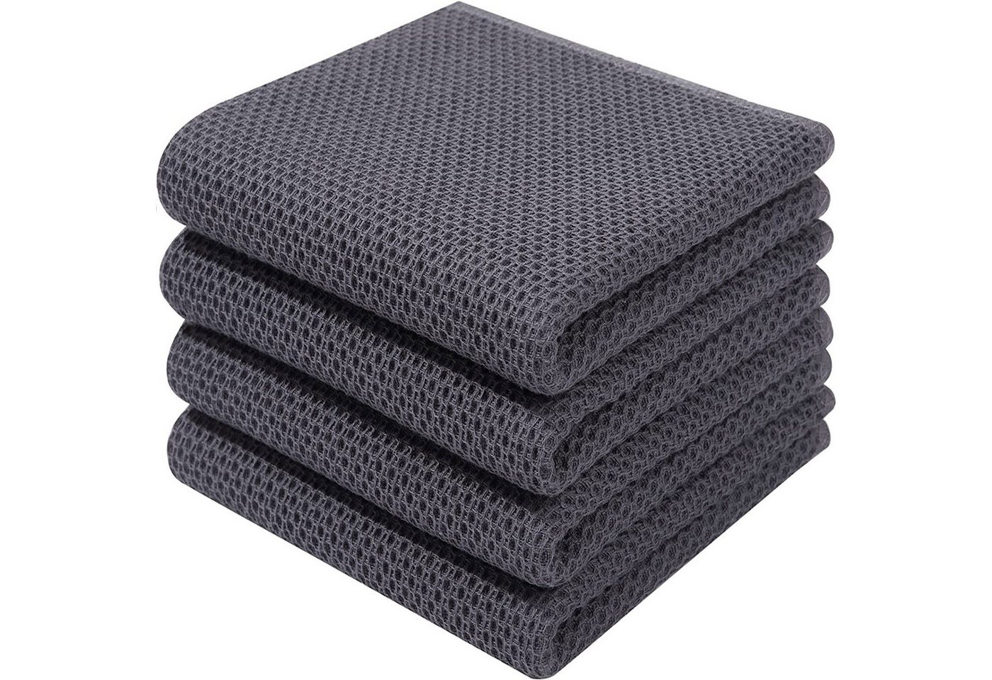 HAUSS SPOLE Spültuch Geschirrtuch, (Spar-Set, 4-tlg/6-tlg),100% Baumwolle, (Geschirrtücher Geschirrtuch 4er oder 6er Set 34 x 34 cm oder 34 x 73cm, 4-tlg., Geschirr Küchen Tuch Tücher Handtücher Handtuch Küchenhandtuch), aus 100% Baumwolle von HAUSS SPOLE