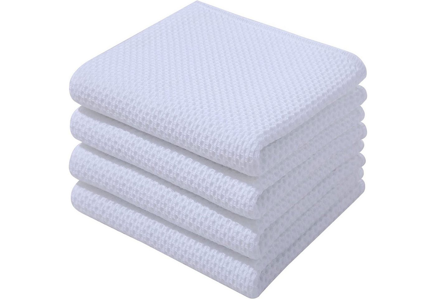 HAUSS SPOLE Spültuch Geschirrtuch, (Spar-Set, 4-tlg/6-tlg),100% Baumwolle, (Geschirrtücher Geschirrtuch 4er oder 6er Set 34 x 34 cm oder 34 x 73cm, 4-tlg., Geschirr Küchen Tuch Tücher Handtücher Handtuch Küchenhandtuch), aus 100% Baumwolle von HAUSS SPOLE