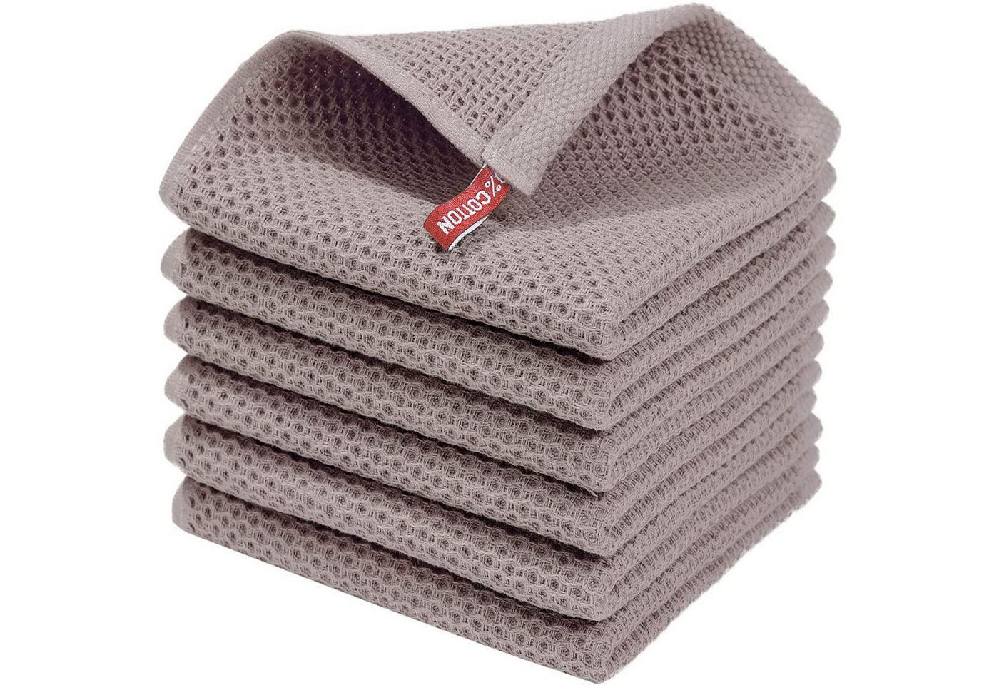 HAUSS SPOLE Spültuch Geschirrtuch, (Spar-Set, 4-tlg/6-tlg),100% Baumwolle, (Geschirrtücher Geschirrtuch 4er oder 6er Set 34 x 34 cm oder 34 x 73cm, 6-tlg., Geschirr Küchen Tuch Tücher Handtücher Handtuch Küchenhandtuch), aus 100% Baumwolle von HAUSS SPOLE