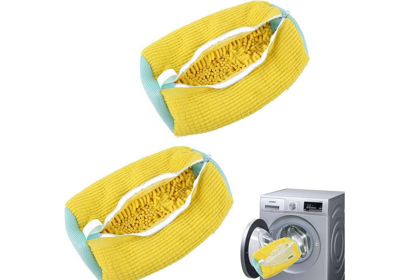 HAUSS SPOLE Wäschenetz 2er Schuhschutz Waschbeutel mit Schutz,Netzschuhe Schuhwaschbeutel von HAUSS SPOLE