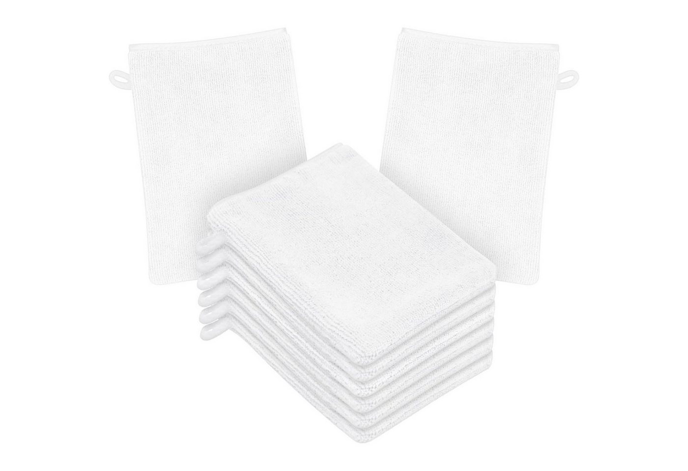 HAUSS SPOLE Waschhandschuh 8er-set 15*20cm Waschhandschuhe-Set Abschminkhandschuhe, 100% Wollfaser, (8-St), für Haut Küche Bad oder Auto von HAUSS SPOLE