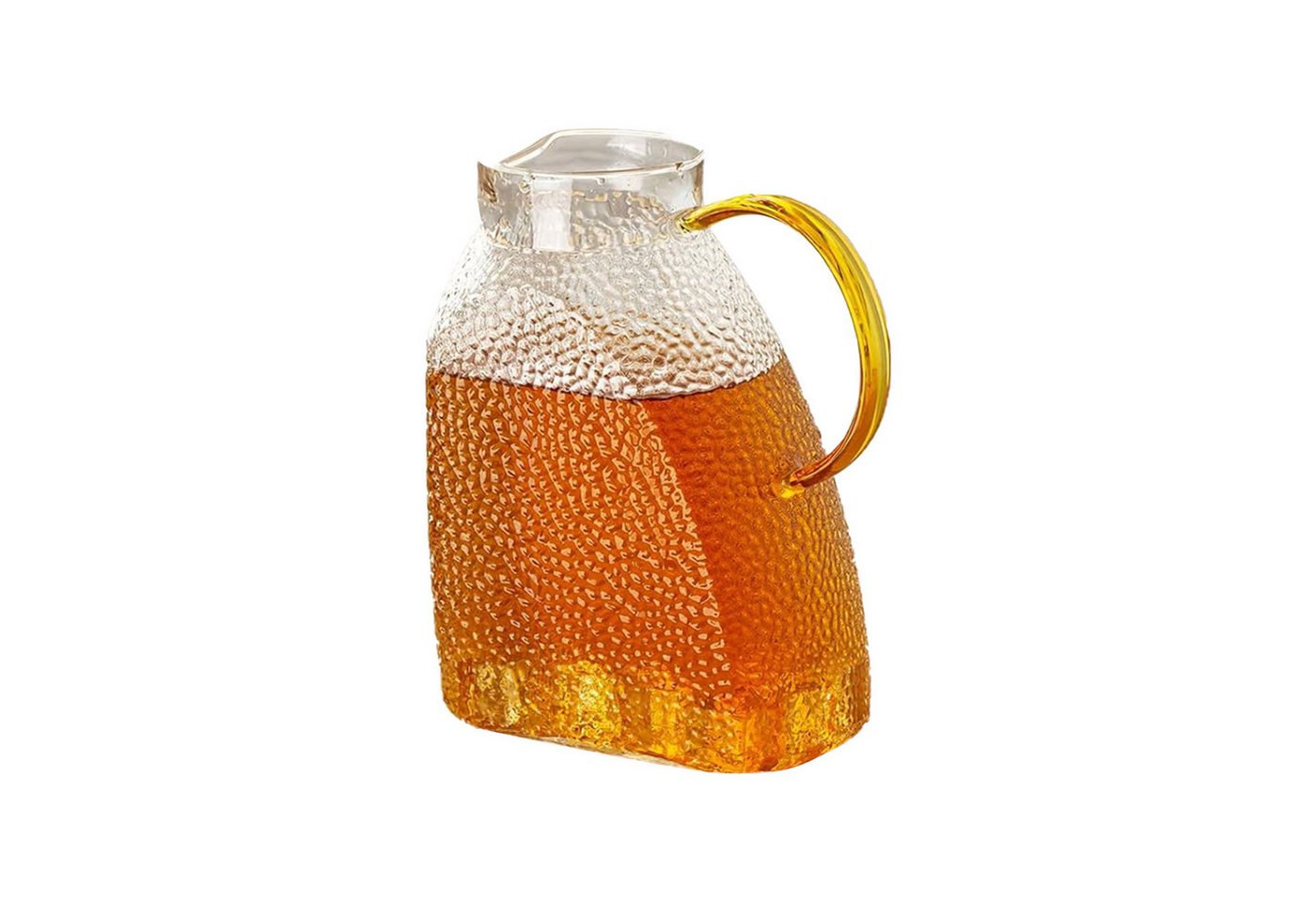 HAUSS SPOLE Wasserkaraffe Glas Wasserkaraffe Wasserkrug Kühlkaraffe mit Edelstahl-Deckel von HAUSS SPOLE