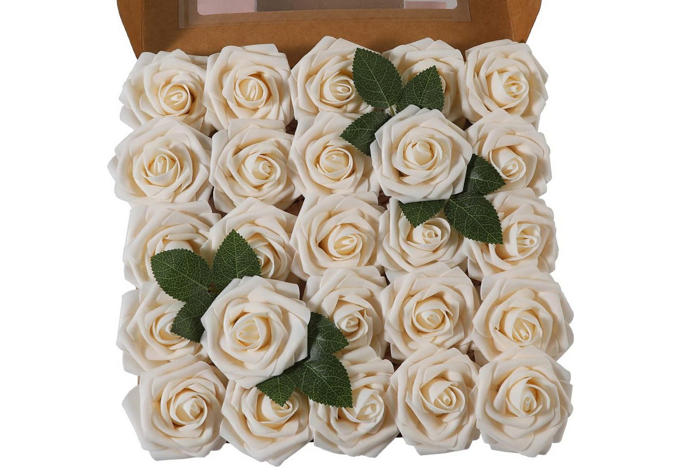 Kunstblume 25 künstliche Blumen aus Kunststoff Simulationsblumenkasten, HAUSS SPOLE, zur Hochzeitsdekoration, künstliche Blumen mit Stielen und Blättern Kunstblume 25 künstliche Blumen aus Kunststoff Simulationsblumenkasten, HAUSS SPOLE, zur Hochzeitsdekoration, künstliche Blumen mit Stielen und Blättern von HAUSS SPOLE