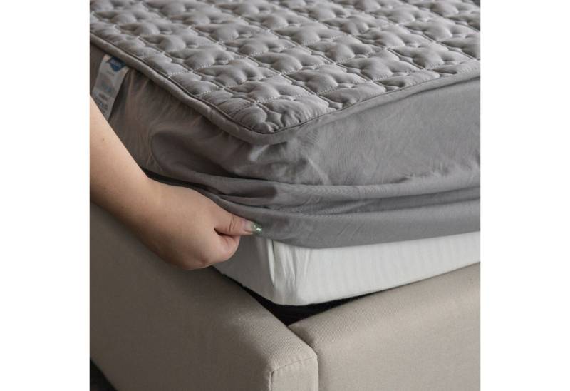 Matratzenauflage Baumwolle Atmungsaktive Matratzenschoner Matratzenauflage HAUSS SPOLE, Baumwolle Matratzenauflage,Matratzenschutz waschbar,Allergikergeeignet von HAUSS SPOLE