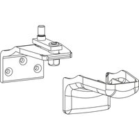Hautau Flügelbock SBS Comfort Drive mit Abdeckung, Stahl verzinkt / weiß von HAUTAU