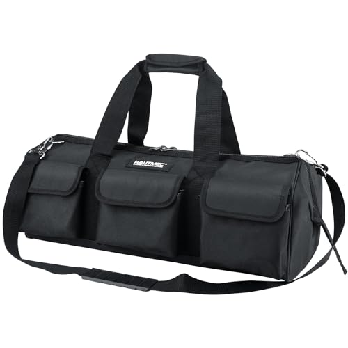 HAUTMEC 60 Zentimeter Contractor Heavy Duty Werkzeugtasche, komplett schwarz HT0184-DE von HAUTMEC