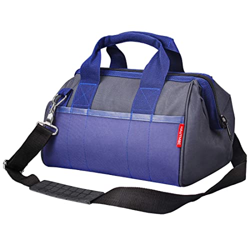 HAUTMEC Werkzeugtasche Robuste wasserdichte 12 Zoll, faltbare Tragetasche mit mehreren Taschen, verstärkter Boden HT0074-DE von HAUTMEC