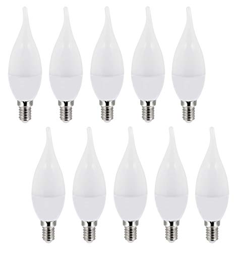 HAVA 10er Pack, LED Kerze 3W E14, warmweiß 3000K, Flimmerfrei IC-Driver von HAVA