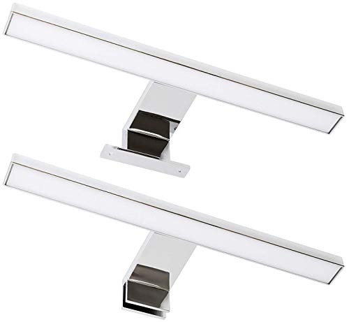 HAVA 2er Pack, LED Spiegelleuchte 5W IP44, tagesweiß 4000K von HAVA