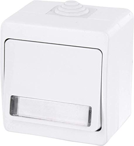 Aufputz Klingeltaster, LED Namensschild IP54, All-in-One, Serie G1 reinweiß Aufputz Klingeltaster, LED Namensschild IP54, All-in-One, Serie G1 reinweiß von HAVA