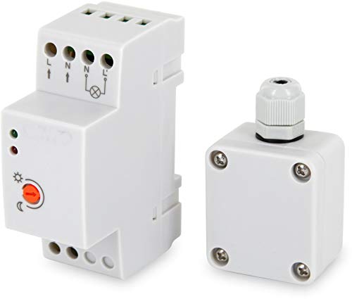 Aufputz Dämmerungssensor IP65, DIN-Schiene Hutschiene, LED geeignet Aufputz Dämmerungssensor IP65, DIN-Schiene Hutschiene, LED geeignet von HAVA