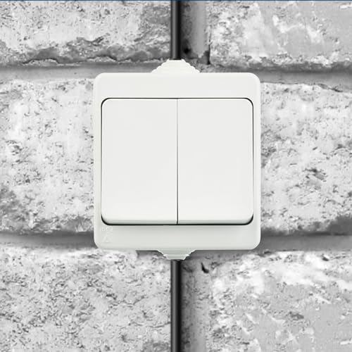 Aufputz Serienschalter IP54, All-in-One, Serie G1 reinweiß Aufputz Serienschalter IP54, All-in-One, Serie G1 reinweiß von HAVA