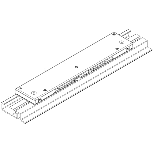 HAWA Combino 65/80 H FS/UL Dämpfeinzug (Dämpfungssystem) Mitteltür, Türdämpfer Kunststoff anthrazit von HAWA