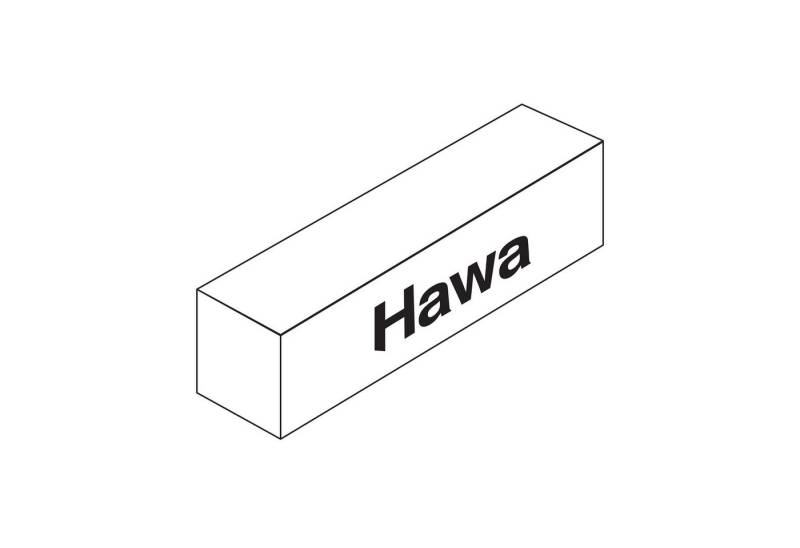 HAWA Möbelbeschlag Hawa Garnitur Dämpfeinzug (1 Stück) Push-to-open Porta 100, 61-100 kg von HAWA