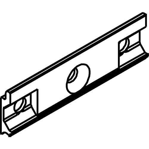 HAWA Regal B - Sicherheitsclip (Schiebetürbeschlag), zu Vertikalprofil, Druckguss grau 4 Stück von HAWA