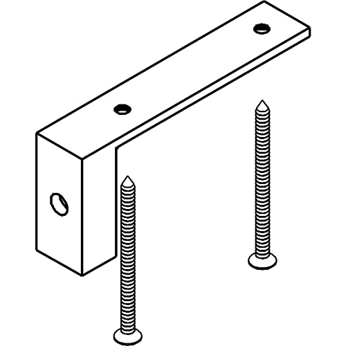 HAWA Divido Adapter für die Holztüren-Bodenführung (Schiebetürbeschlag), Kunststoff anthrazit von HAWA