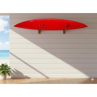 Horizontales Sup-Brett Aus Massivem Teakholz Für Die Wandaufbewahrung Horizontales Sup-Brett Aus Massivem Teakholz Für Die Wandaufbewahrung von HAWAIIBOARDRACKS