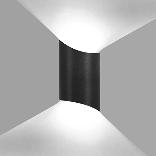 HAWEE 10W Wasserdicht Modern Wandleuchte LED Wandlampe Up Down Aluminium Wandbeleuchtung Innen Au?en f¨¹r Badezimmer Flur Schlafzimmer Treppen Veranda Korridor Wohnzimmer, Schwarz 6000K HAWEE 10W Wasserdicht Modern Wandleuchte LED Wandlampe Up Down Aluminium Wandbeleuchtung Innen Au?en f¨¹r Badezimmer Flur Schlafzimmer Treppen Veranda Korridor Wohnzimmer, Schwarz 6000K von HAWEE