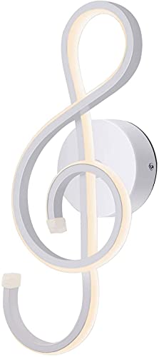 KAWELL Kreative Moderne LED Wandleuchte Innen wandlampe LED Streifen 22W Minimalistische Aluminiumlegierung Kunst Dekoration für Schlafzimmer, Wohnzimmer, Cafe, Korridor, 4500K Weiß von KAWELL