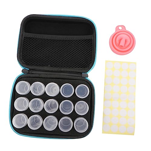 HAWILLOSCH 1 Satz Fächer Aufbewahrungsbox für Split Drill Transparente Kunststoffhülle Tragbar mit Modischem Design für Diamantmalerei und Zubehör Langlebig und Praktisch von HAWILLOSCH