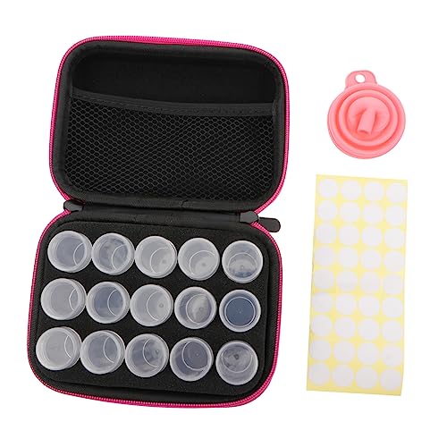 HAWILLOSCH 1 Satz Schwarze Schmetterlings Diamant Staubbox mit Fächern Praktische Aufbewahrung für Stickzubehör Perlen und Kleine Gegenstände und Robuste Lösung für Arbeiten von HAWILLOSCH