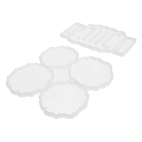 HAWILLOSCH 1 Satz Silikonform Drinnen Wiederverwendbar Fondant Untersetzerform Form Für Tablettuntersetzer Formt Silikon Epoxidformen Für Die Küche Tassenständer Tassenform Kieselgel Weiß von HAWILLOSCH