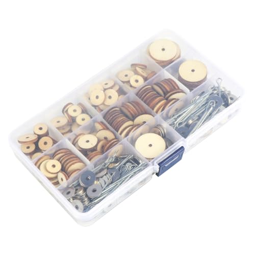 HAWILLOSCH 1 Schachtel Teiliges Holzgelenk für DIY Puppen und Teddybären Drehbare Holz und Metallverbindungsteile Leicht und für Bastelbedarf und Handgefertigte Kuscheltiere HAWILLOSCH 1 Schachtel Teiliges Holzgelenk für DIY Puppen und Teddybären Drehbare Holz und Metallverbindungsteile Leicht und für Bastelbedarf und Handgefertigte Kuscheltiere von HAWILLOSCH