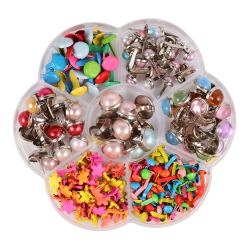 HAWILLOSCH Mixed Metal Mini Brads Für Mädchen Bunte Bastelmaterialien Handgemachte Zwei Klauen Nägel Praktischer Box Für Kreative Projekte HAWILLOSCH Mixed Metal Mini Brads Für Mädchen Bunte Bastelmaterialien Handgemachte Zwei Klauen Nägel Praktischer Box Für Kreative Projekte von HAWILLOSCH