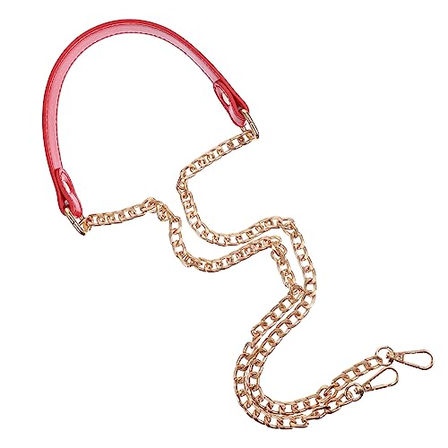 HAWILLOSCH 1 Stück PU Leder Schultergurt für Taschen Dekorative Handtaschenkette Stilvolles Zubehör für Frauen für Gestaltung Ihrer Handtasche von HAWILLOSCH