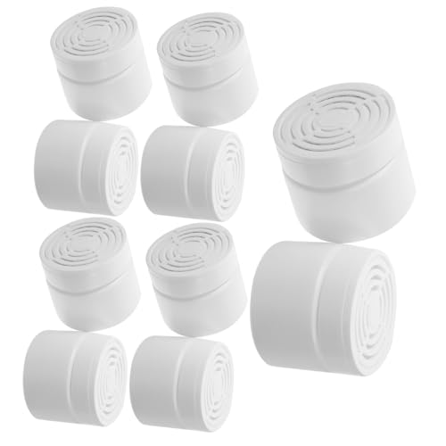 HAWILLOSCH 10 Stück Teiliges Aromatherapie Deodorant Box aus Stabilem Kunststoff mit Hohlem Deckel zur Luftigen Frische Nachfüllbar Kompakt für Auto Bad Schlafzimmer Geruchshemmend Langlebig von HAWILLOSCH