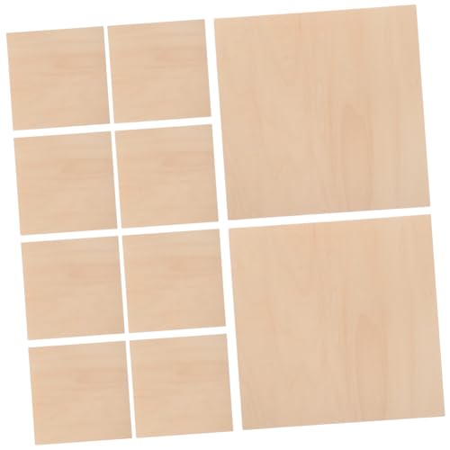 HAWILLOSCH 10 Stück Teiliges Dünne Unbehandelte Holzplatten für DIY Handwerk Brandmalerei Architekturmodellbau Vielseitige Holzscheiben zum Basteln und Schnitzen HAWILLOSCH 10 Stück Teiliges Dünne Unbehandelte Holzplatten für DIY Handwerk Brandmalerei Architekturmodellbau Vielseitige Holzscheiben zum Basteln und Schnitzen von HAWILLOSCH
