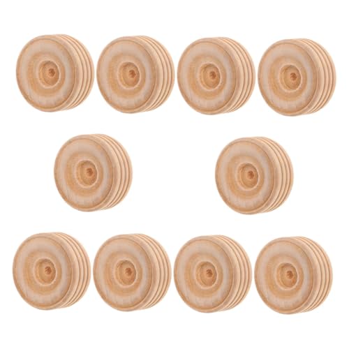 HAWILLOSCH 10 Stück Teiliges Mini Holzräder für DIY Bastelprojekte Holzräder Modellautos Bastelmaterial Holzspielzeug Zubehör Kreativität und Feinmotorik HAWILLOSCH 10 Stück Teiliges Mini Holzräder für DIY Bastelprojekte Holzräder Modellautos Bastelmaterial Holzspielzeug Zubehör Kreativität und Feinmotorik von HAWILLOSCH
