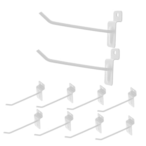 HAWILLOSCH 10 Stück Teiliges Weißer Pegboard Haken für Supermarktregale Lochwandhaken mit Robuster Tragfähigkeit zum Sicheren Aufhängen und Organisieren von Werkzeugen und Waren HAWILLOSCH 10 Stück Teiliges Weißer Pegboard Haken für Supermarktregale Lochwandhaken mit Robuster Tragfähigkeit zum Sicheren Aufhängen und Organisieren von Werkzeugen und Waren von HAWILLOSCH