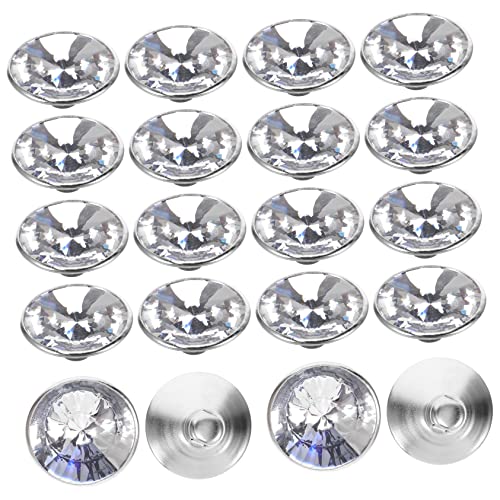HAWILLOSCH 100 Stück Kristallknöpfe für Möbel Transparente Rhinestone Nägel für DIY Projekte Langlebige Polsternägel und Dekoration für Sofas und Kopfteile HAWILLOSCH 100 Stück Kristallknöpfe für Möbel Transparente Rhinestone Nägel für DIY Projekte Langlebige Polsternägel und Dekoration für Sofas und Kopfteile von HAWILLOSCH
