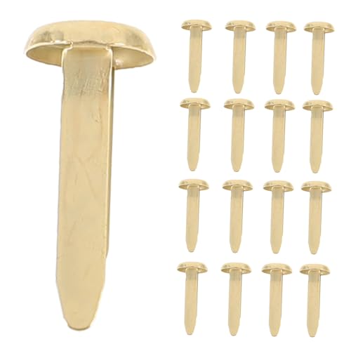HAWILLOSCH 100 Stück Zweibeinige Nägel Bastelstifte Handwerk Klammern aus Papier runde Befestigungselemente Basteln Mini Brads DIY-Brads Metallbrads Papier Brads Eisen Golden HAWILLOSCH 100 Stück Zweibeinige Nägel Bastelstifte Handwerk Klammern aus Papier runde Befestigungselemente Basteln Mini Brads DIY-Brads Metallbrads Papier Brads Eisen Golden von HAWILLOSCH