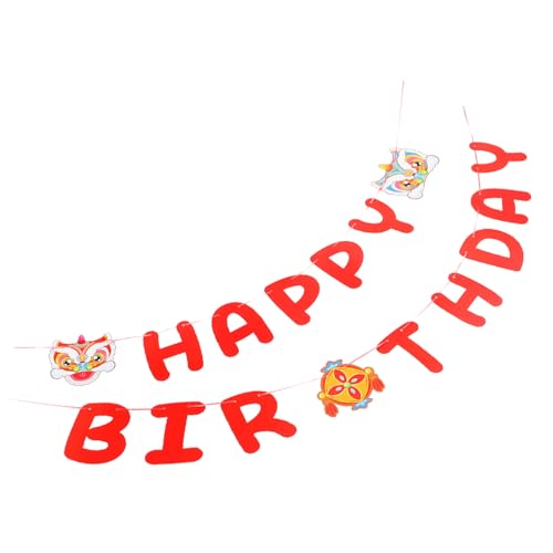 HAWILLOSCH 1Satz Geburtstagsparty Dekoration mit Tanzenden Banner Hängendes Layout für Kindergeburtstagsfeiern Fröhliche Partydekorationen für Jungen HAWILLOSCH 1Satz Geburtstagsparty Dekoration mit Tanzenden Banner Hängendes Layout für Kindergeburtstagsfeiern Fröhliche Partydekorationen für Jungen von HAWILLOSCH