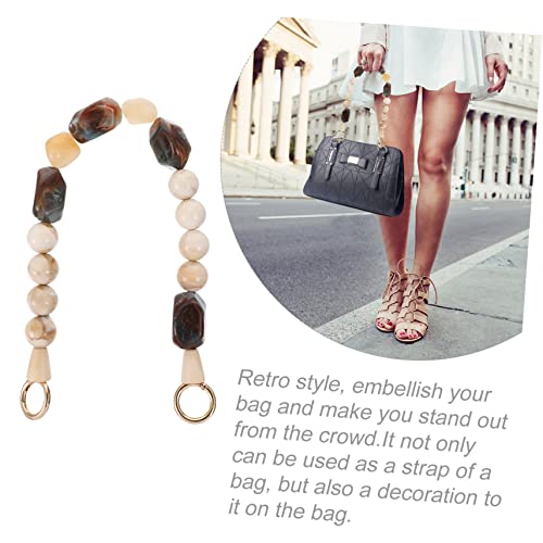 HAWILLOSCH 1Stück Retro Harzbeutelgurt Vintage Kettenriemen für Handtaschen Geldbörsen DIY Zubehör Langlebig und Geschenkidee für Taschenliebhaber HAWILLOSCH 1Stück Retro Harzbeutelgurt Vintage Kettenriemen für Handtaschen Geldbörsen DIY Zubehör Langlebig und Geschenkidee für Taschenliebhaber von HAWILLOSCH
