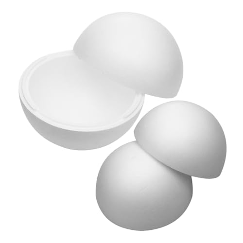 HAWILLOSCH 2 Stück Hohlkugel aus Schaumstoff Weihnachten Polystyrol groß Handwerk Ball federnd Partyschaumkugeln DIY bälle Runde Schaumkugeln Party Gefälligkeiten Weiß HAWILLOSCH 2 Stück Hohlkugel aus Schaumstoff Weihnachten Polystyrol groß Handwerk Ball federnd Partyschaumkugeln DIY bälle Runde Schaumkugeln Party Gefälligkeiten Weiß von HAWILLOSCH