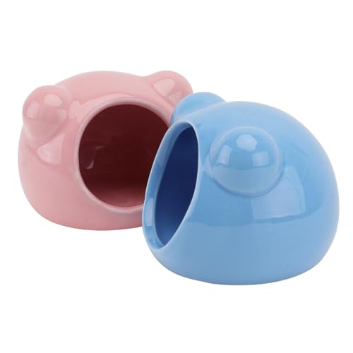 HAWILLOSCH 2 Stück Keramik Kleintier Kühlnest Kleines Hamsterhaus zum Abkühlen Robustes Keramikmaterial Komfortables Versteck für Hamster und Kleine Haustiere Zufällige Zufällige Farbe HAWILLOSCH 2 Stück Keramik Kleintier Kühlnest Kleines Hamsterhaus zum Abkühlen Robustes Keramikmaterial Komfortables Versteck für Hamster und Kleine Haustiere Zufällige Zufällige Farbe von HAWILLOSCH