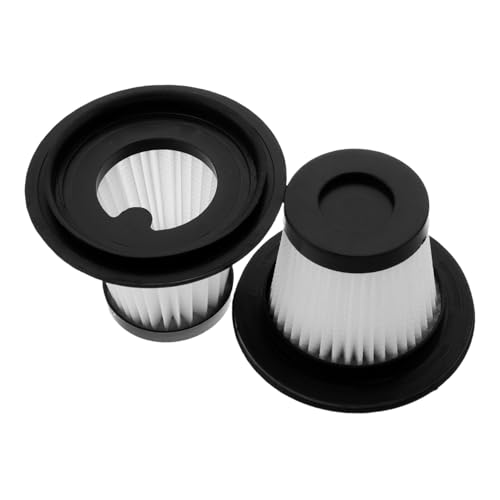 HAWILLOSCH 2 Stück Kompakte Auto Staubsauger Filterpatronen Langlebiger Ersatzfilter Kompatibel mit Verschiedenen Kabellosen Fahrzeugstaubsauger Modellen Leicht Installieren Vielseitiges von HAWILLOSCH