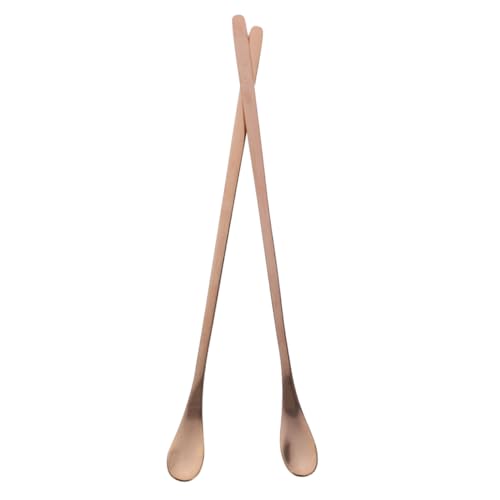 HAWILLOSCH 2 Stück Reptilien Futterlöffel aus mit Langem Griff Präzises Dosieren und Rühren von Gecko Futter Fütterungswerkzeug für Kleine Reptilien Wie Bartagamen und Eidechsen von HAWILLOSCH